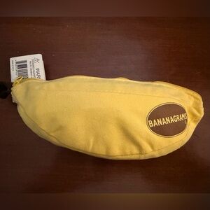 Bananagrams Yellow Pouch New with tag.  instructions. Great for travel